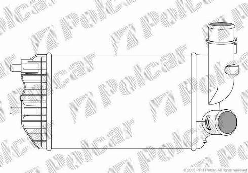 Polcar 5702J8-1 - Интеркулер autozip.com.ua