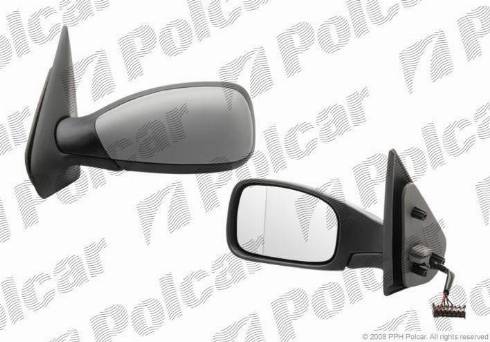 Polcar 5707525M - Зовнішнє дзеркало autozip.com.ua