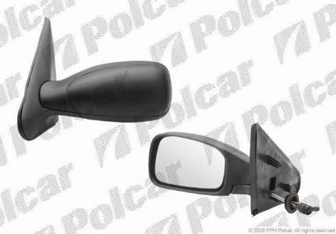 Polcar 5707511M - Зовнішнє дзеркало autozip.com.ua