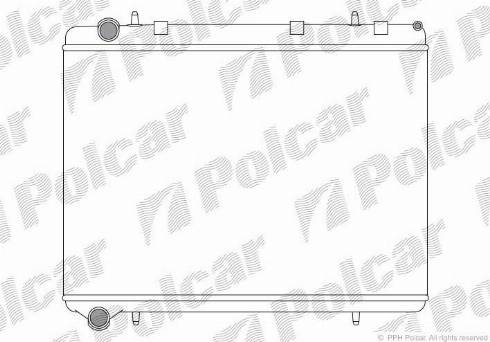 Polcar 571108A1 - Радіатор, охолодження двигуна autozip.com.ua