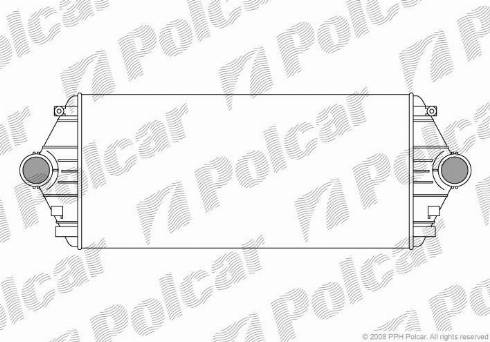 Polcar 5786J8-1 - Интеркулер autozip.com.ua