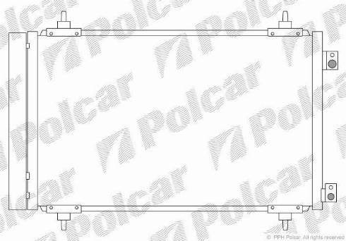 Polcar 5787K8C4S - Конденсатор, кондиціонер autozip.com.ua