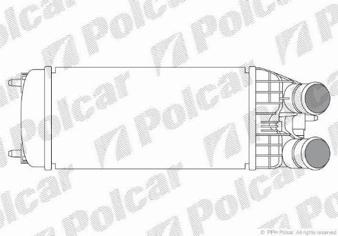 Polcar 5724J81X - Интеркулер autozip.com.ua