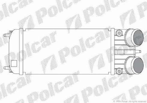Polcar 5724J82X - Интеркулер autozip.com.ua