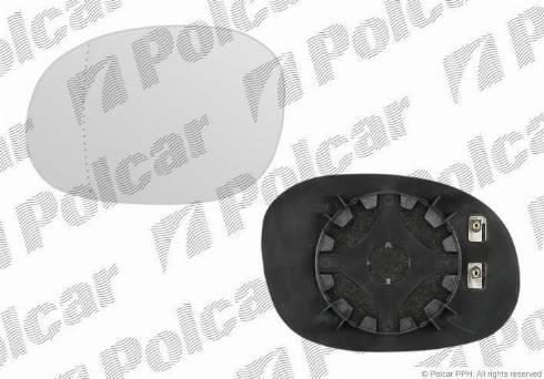 Polcar 5723544M - Дзеркальне скло, зовнішнє дзеркало autozip.com.ua