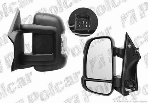 Polcar 577052-E - Зовнішнє дзеркало autozip.com.ua