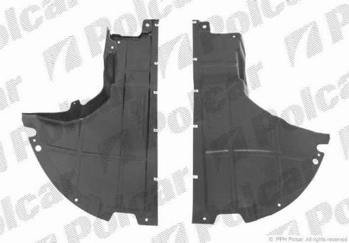 Polcar 5770348Q - Кожух двигуна autozip.com.ua