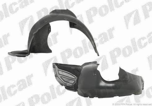 Polcar 6915FL-1 - Обшивка, колісна ніша autozip.com.ua