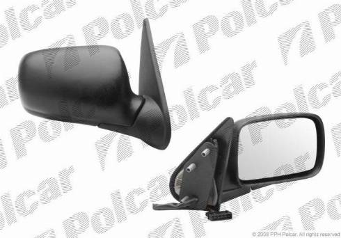 Polcar 6910524M - Зовнішнє дзеркало autozip.com.ua