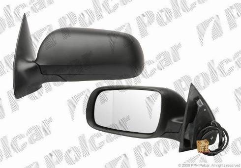 Polcar 6913519M - Зовнішнє дзеркало autozip.com.ua