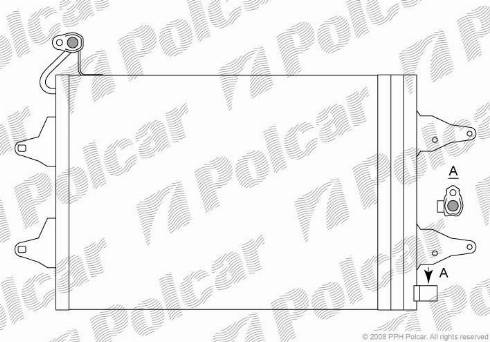 Polcar 6913K81X - Конденсатор, кондиціонер autozip.com.ua