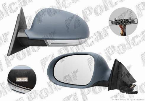 Polcar 6925516E - Зовнішнє дзеркало autozip.com.ua