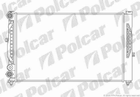Polcar 692508A1 - Радіатор, охолодження двигуна autozip.com.ua
