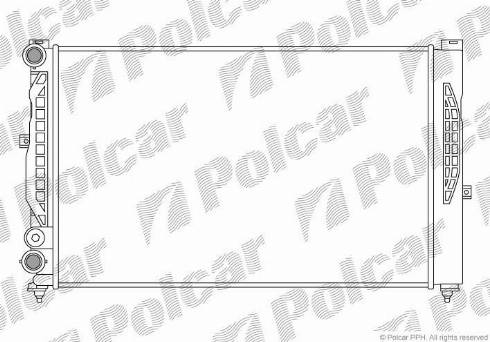 Polcar 692508B1 - Радіатор, охолодження двигуна autozip.com.ua