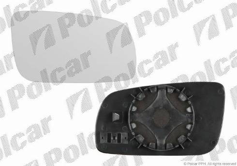 Polcar 6920556M - Дзеркальне скло, зовнішнє дзеркало autozip.com.ua