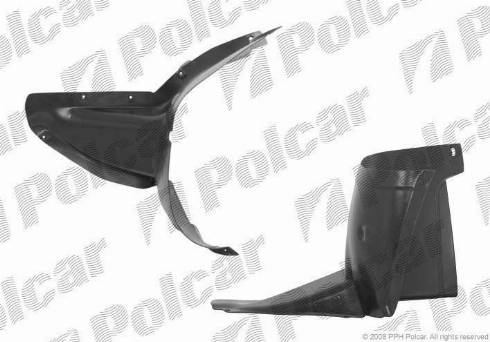 Polcar 6922FL-1 - Обшивка, колісна ніша autozip.com.ua