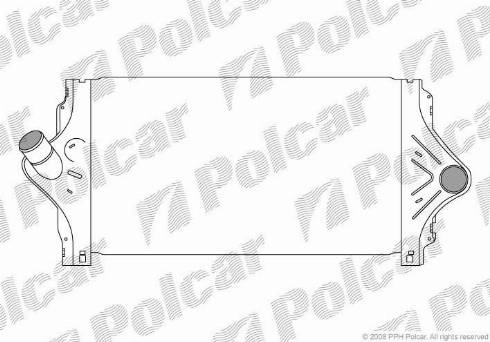 Polcar 6090J81X - Интеркулер autozip.com.ua