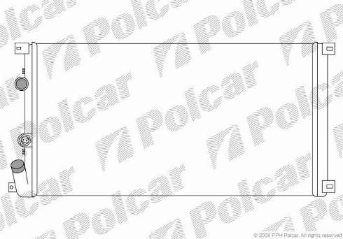 Polcar 6041084X - Радіатор, охолодження двигуна autozip.com.ua