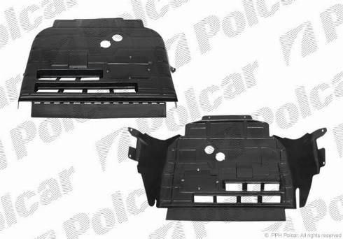Polcar 6041345Q - Кожух двигуна autozip.com.ua
