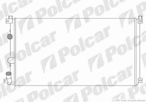 Polcar 604208A1 - Радіатор, охолодження двигуна autozip.com.ua