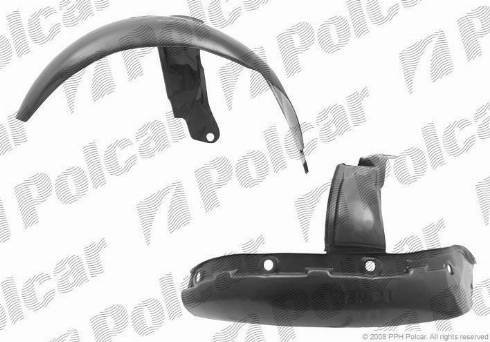 Polcar 6060FL-3 - Обшивка, колісна ніша autozip.com.ua