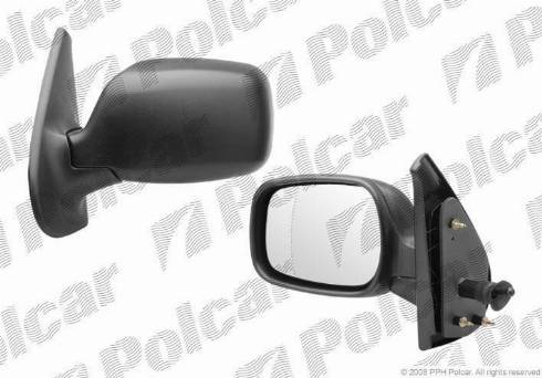 Polcar 6061521M - Зовнішнє дзеркало autozip.com.ua