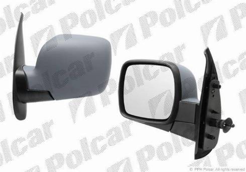 Polcar 6062513M - Зовнішнє дзеркало autozip.com.ua