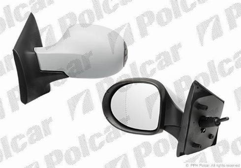 Polcar 6001512M - Зовнішнє дзеркало autozip.com.ua