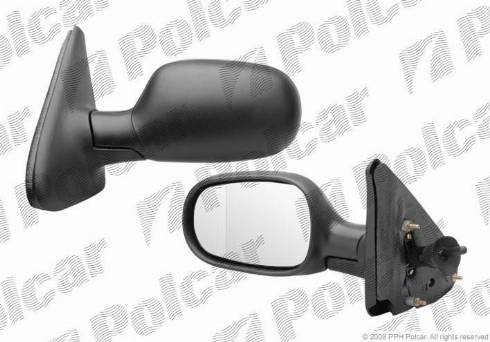 Polcar 6007511M - Зовнішнє дзеркало autozip.com.ua