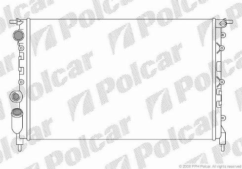 Polcar 601908-4 - Радіатор, охолодження двигуна autozip.com.ua