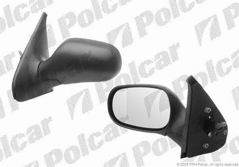 Polcar 6015511M - Зовнішнє дзеркало autozip.com.ua