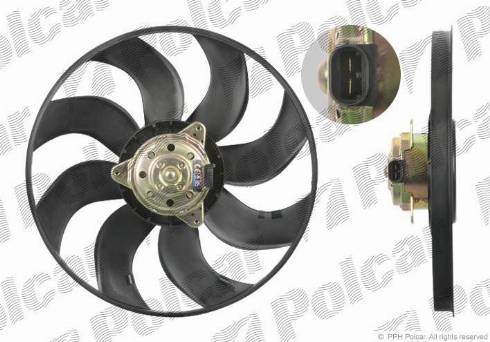 Polcar 601523U1 - Вентилятор, охолодження двигуна autozip.com.ua