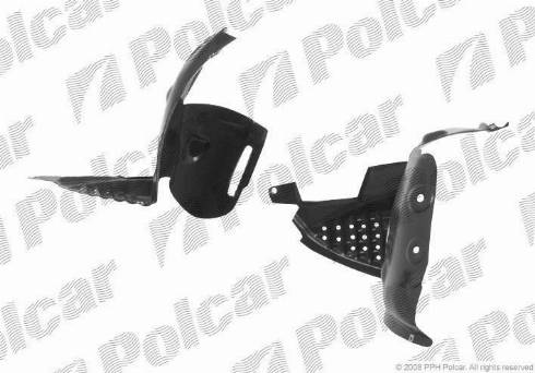 Polcar 6015FL-2 - Обшивка, колісна ніша autozip.com.ua