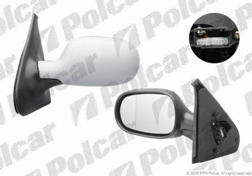 Polcar 6016515M - Зовнішнє дзеркало autozip.com.ua