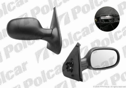 Polcar 6016524M - Зовнішнє дзеркало autozip.com.ua