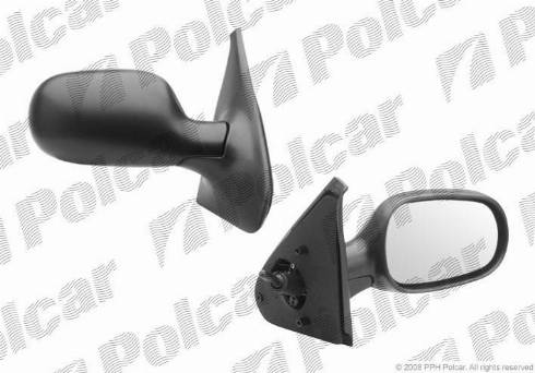 Polcar 6016521M - Зовнішнє дзеркало autozip.com.ua