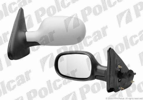 Polcar 6011511M - Зовнішнє дзеркало autozip.com.ua