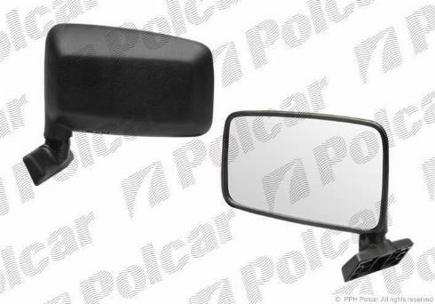 Polcar 601852-E - Зовнішнє дзеркало autozip.com.ua