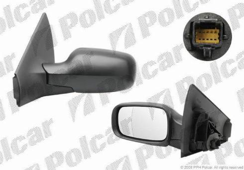 Polcar 6012523M - Зовнішнє дзеркало autozip.com.ua