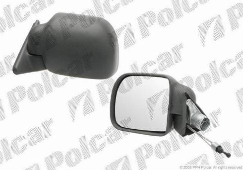 Polcar 6031522M - Зовнішнє дзеркало autozip.com.ua