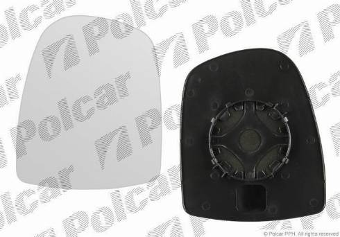 Polcar 6026545M - Дзеркальне скло, зовнішнє дзеркало autozip.com.ua