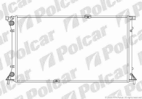 Polcar 602608A4 - Радіатор, охолодження двигуна autozip.com.ua