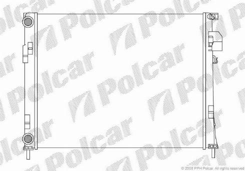 Polcar 6026081X - Радіатор, охолодження двигуна autozip.com.ua