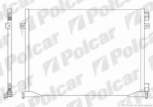 Polcar 6026K83X - Конденсатор, кондиціонер autozip.com.ua