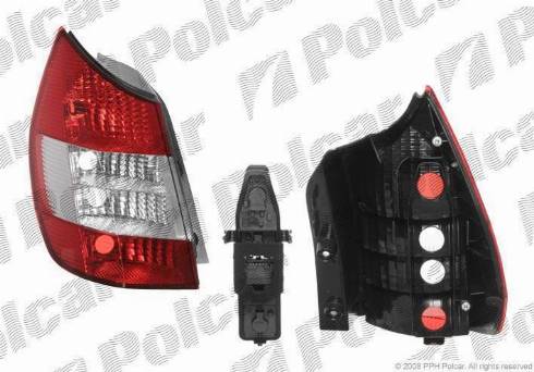 Polcar 6071871E - Задній ліхтар autozip.com.ua