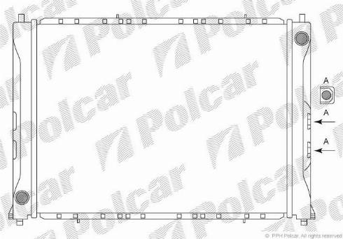 Polcar 631908-2 - Радіатор, охолодження двигуна autozip.com.ua