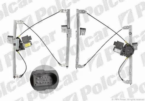 Polcar 6714PSE6 - Підйомний пристрій для вікон autozip.com.ua