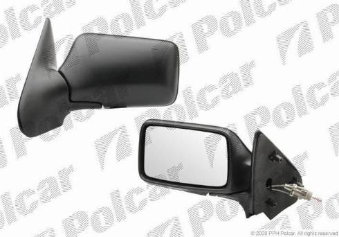 Polcar 6713511M - Дзеркальне скло, зовнішнє дзеркало autozip.com.ua