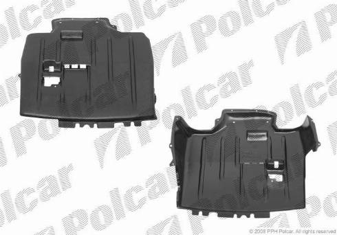 Polcar 6713347Q - Кожух двигуна autozip.com.ua