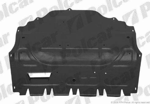Polcar 6730345Q - Захист двигуна Skoda Roomster 2013- autozip.com.ua